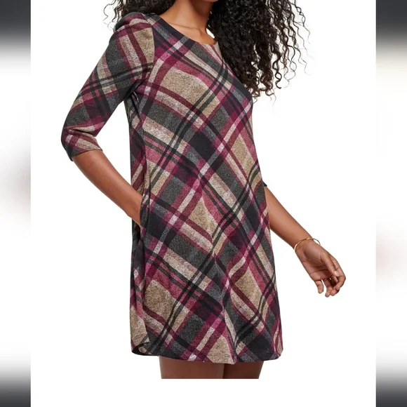 astr the label off the shoulder a-line dress ASTR the Label | Piccola Off Shoulder Midi Dress | Size M main image 1